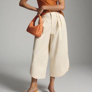 Curved-Hem Chino Pants